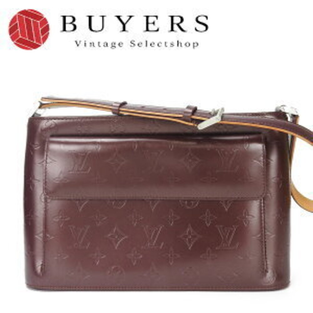 Louis Vuitton One Shoulder Hobo Bag Alston Monogram Matte Violet Purple